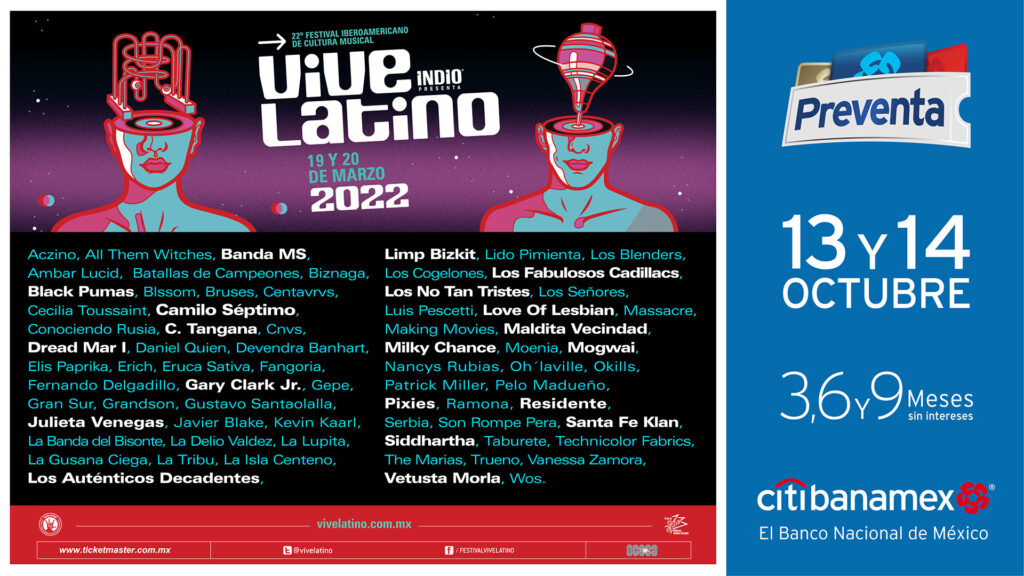 viv1-1024x576 ¡Vive Latino 2022! Aquí todo lo que tienes que saber - Cartel oficial