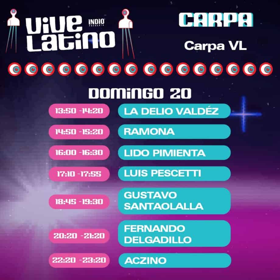 vld5 Horarios para el Vive Latino 2022