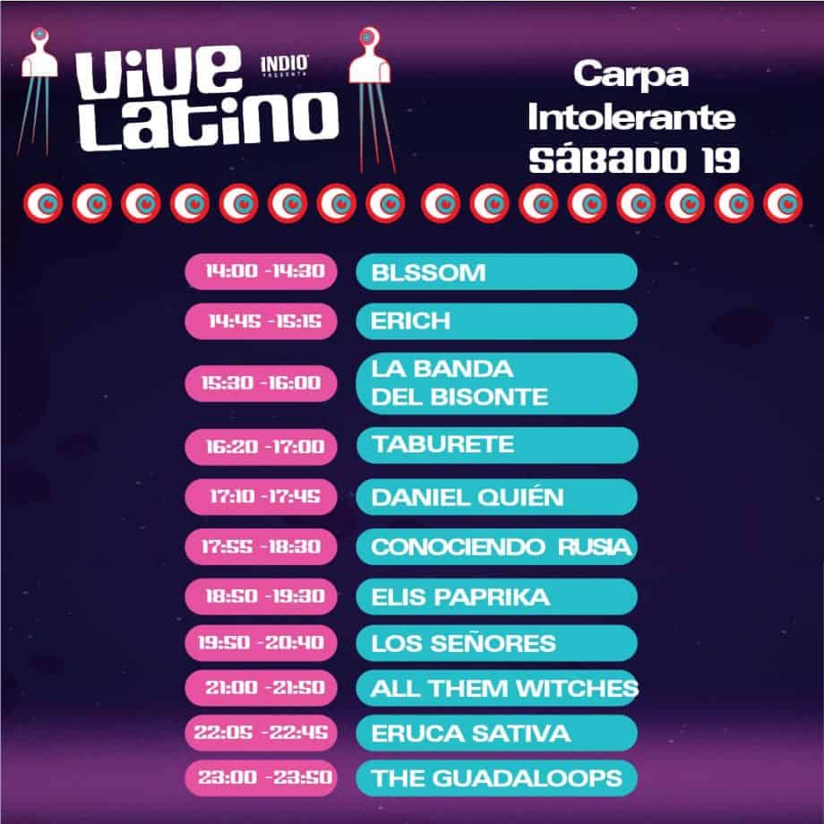 vls3 Horarios para el Vive Latino 2022